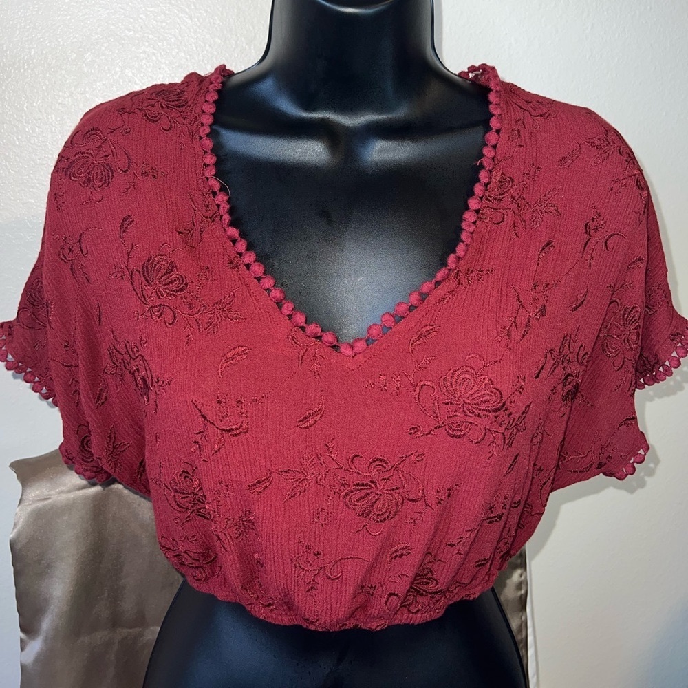 Current Project crop top w/ open back